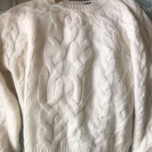 Ann Taylor white sweater